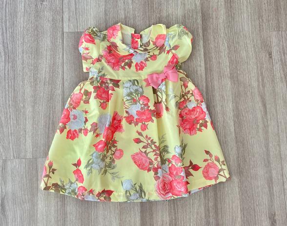 vestido de flores infantil