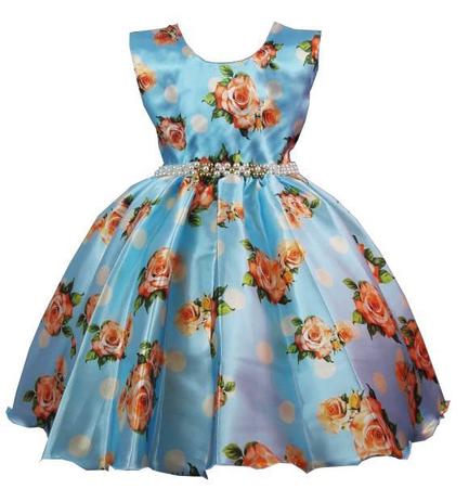 vestido floral para formatura