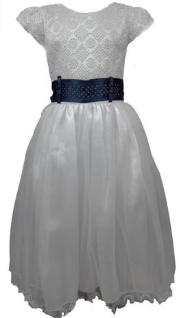 vestido festa infantil branco