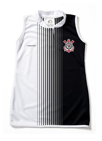 Vestido Infantil Corinthians Tubinho - Torcida Baby Menor preço em Vestido Infantil Corinthians Tubinho - Torcida Baby