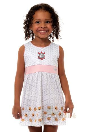 Vestido Infantil Corinthians Ursinhos Oficial - Revedor Menor preço em Vestido Infantil Corinthians Ursinhos Oficial - Revedor