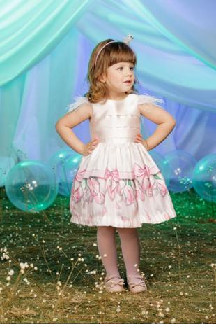 vestido infantil gabriela aquarela