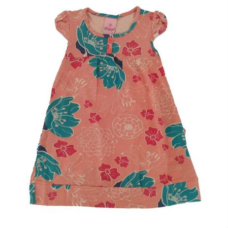 vestido de viscose florido