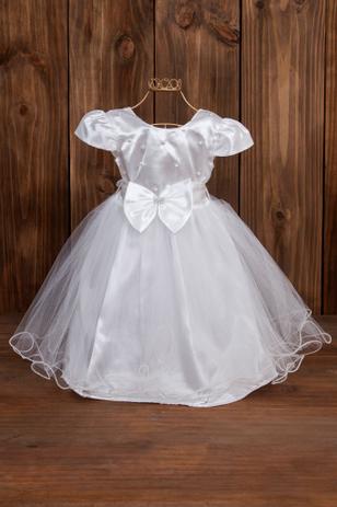 vestido de festa branco infantil