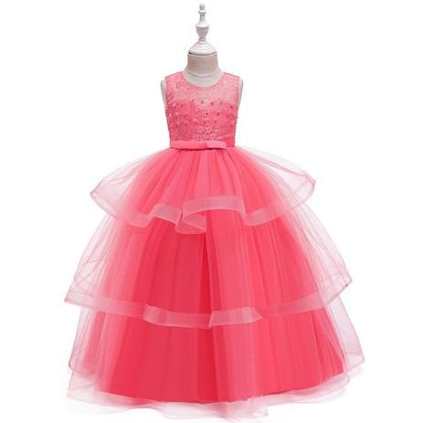 vestido infantil formatura longo