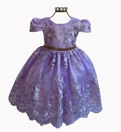 vestido infantil da princesa sofia