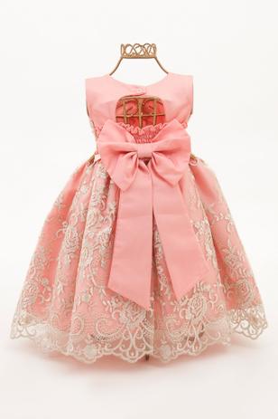 vestido de festa para casamento infantil