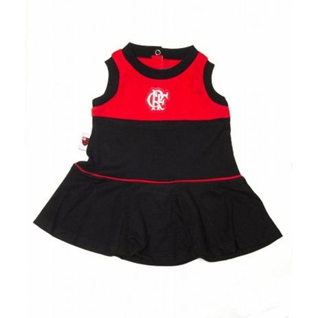 Vestido Infantil Flamengo Regata Oficial - Revedor Menor preço em Vestido Infantil Flamengo Regata Oficial - Revedor