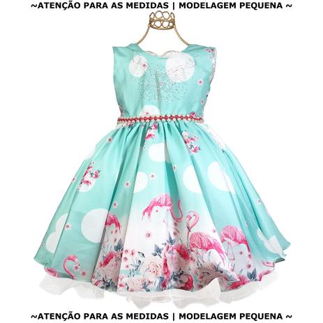 vestido tema flamingo