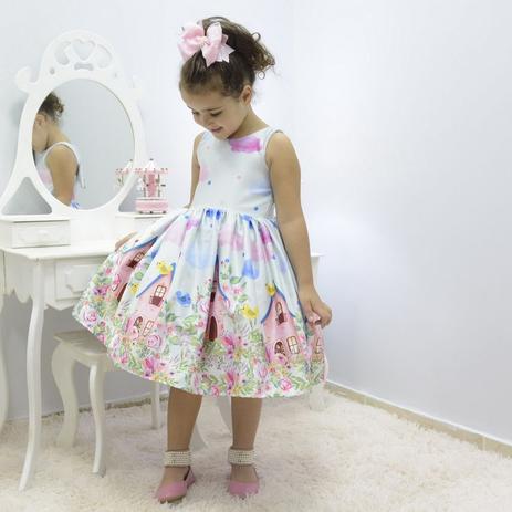 vestido para aniversario jardim encantado