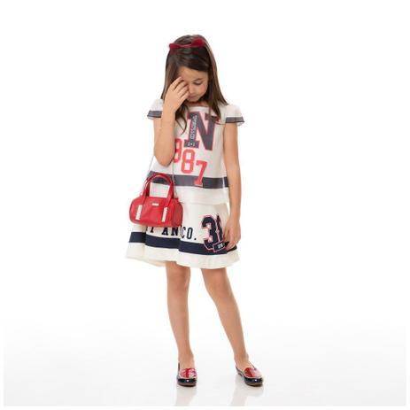 saia de organza infantil