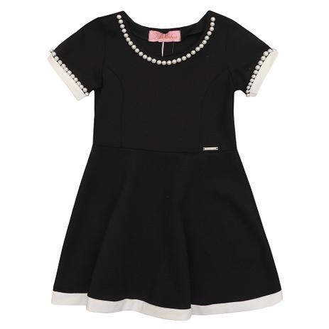 Vestido Infantil Malha Detalhe Pérolas - Pituchinhus Menor preço em Vestido Infantil Malha Detalhe Pérolas - Pituchinhus