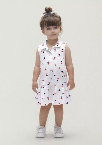 vestido infantil hering