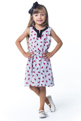 vestido branco infantil tamanho 8