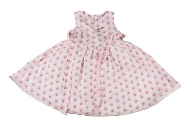 vestido de flores infantil