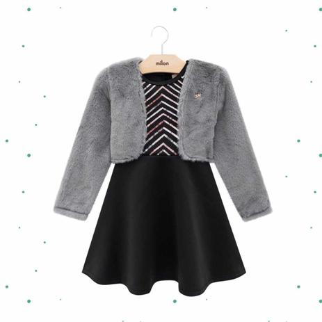 vestido milon com bolero