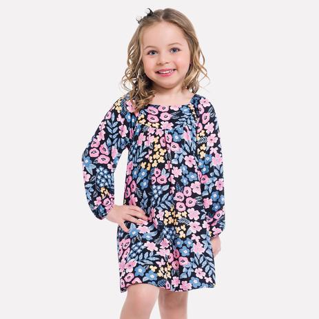 vestido infantil viscose