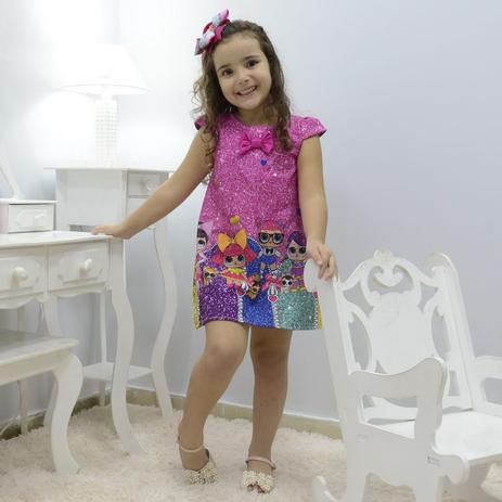 vestido lol infantil