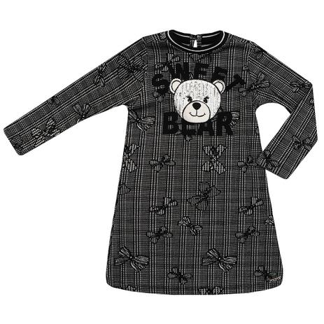 Vestido Infantil Momi Jacquard Laços Menor preço em Vestido Infantil Momi Jacquard Laços