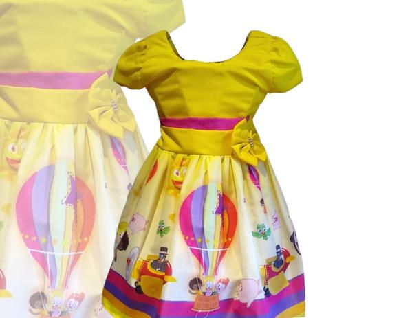 Vestido Infantil Mundo Bita Menina Festa Aniversário - Florata - Vestido  Infantil - Magazine Luiza