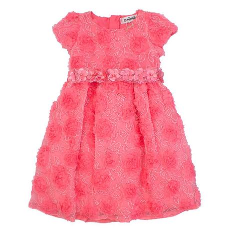 vestido infantil com organza