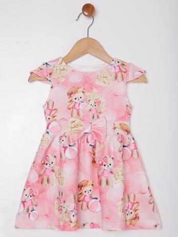 vestido salmão infantil