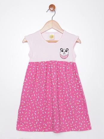 vestido menina rosa