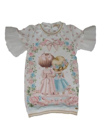 vestido organza infantil