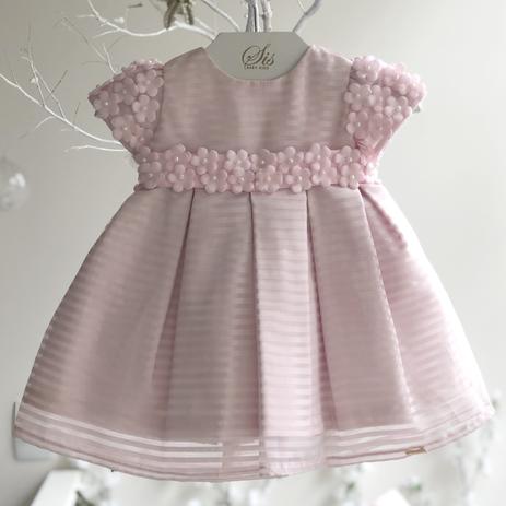 vestido organza infantil