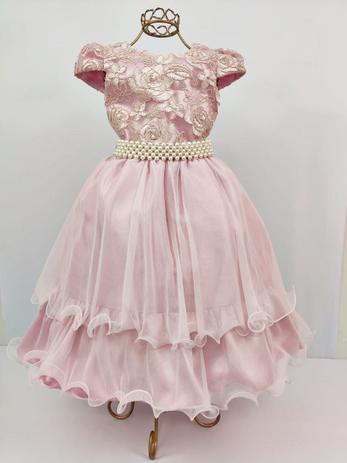 vestido infantil de luxo para festa