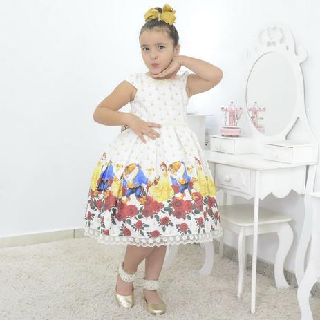 vestido infantil bordado com perola
