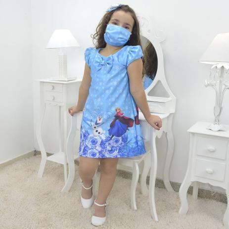 vestido infantil trapézio