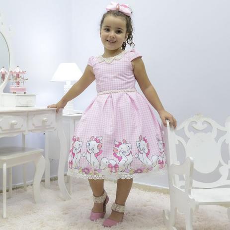 bordado com perola em vestido infantil