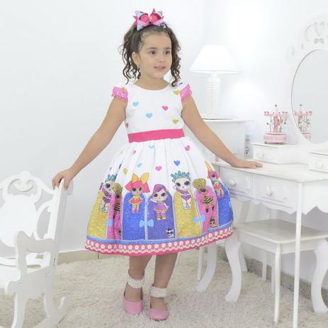 vestido infantil tema lol