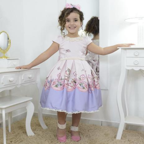 vestido tema unicórnio infantil