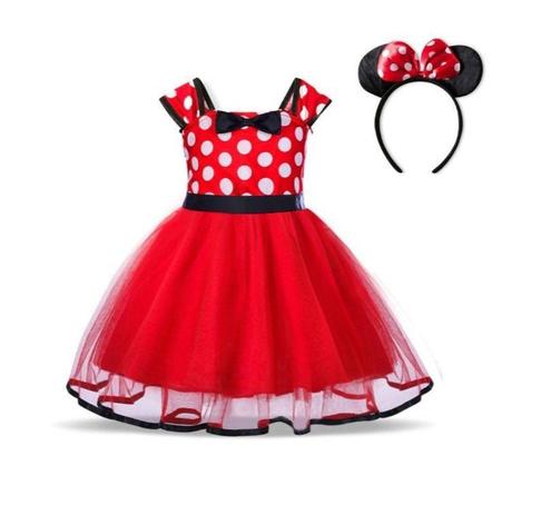 vestido de aniversário da minnie vermelha