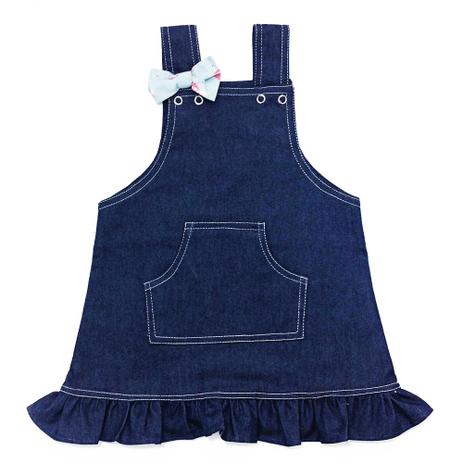 vestido jeans de bebe