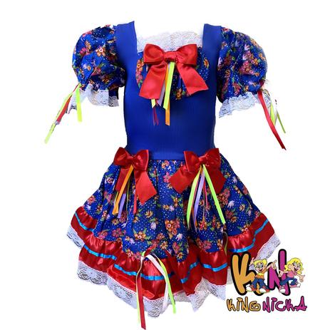 vestido junino infantil