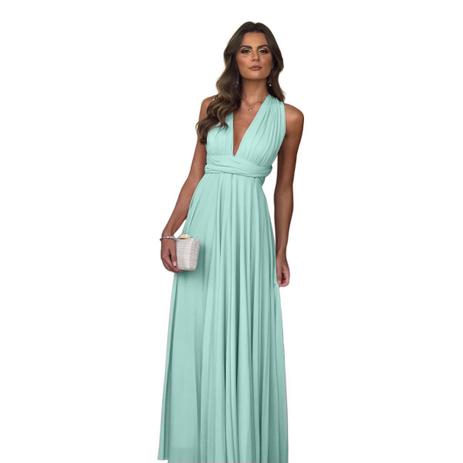 Vestido Longo Festa Multiformas - Let's Go Store Menor preço em Vestido Longo Festa Multiformas - Let's Go Store