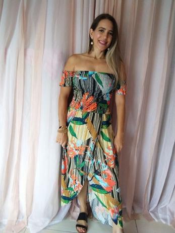 vestido soltinho longo