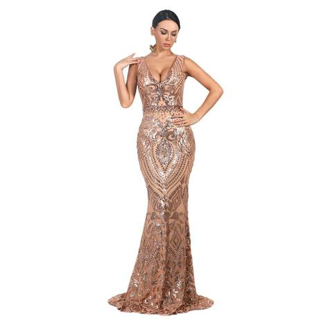 vestido de paetê
