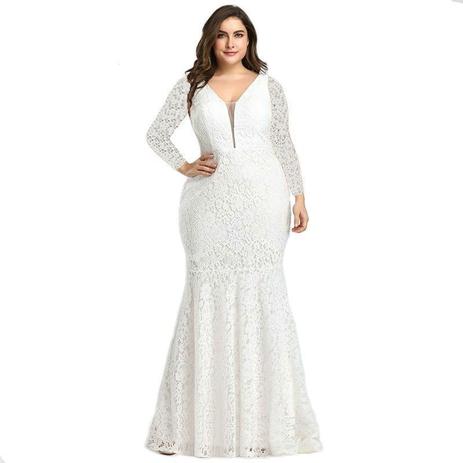 vestido longo madrinha de casamento plus size