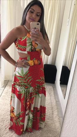 vestido longo para morenas