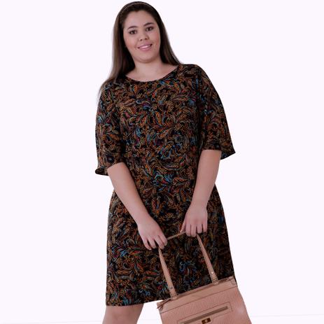 vestidos plus size de viscose