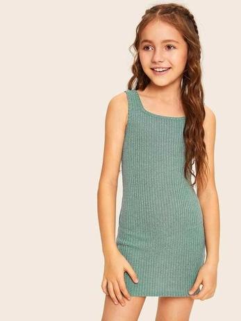 vestido tubinho ribana