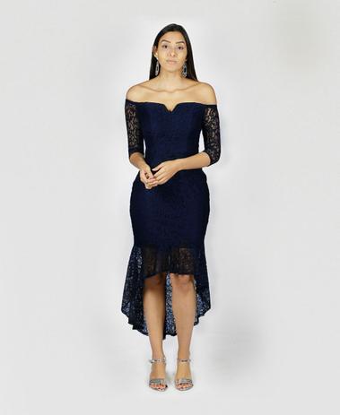 Vestido Midi de renda Mullet manga 3/4 - Ref. 2409 - SeuVestido - Vestido  Feminino - Magazine Luiza