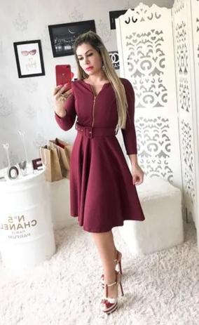 moda evangélica vestidos midi