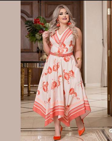 vestido tamanho midi