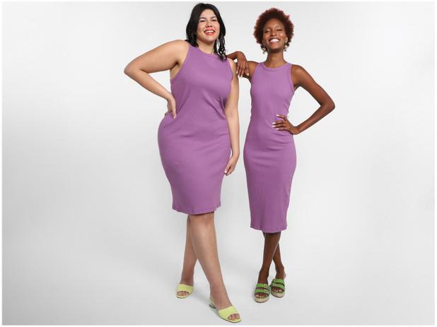 Vestido Midi Vista Magalu Tubinho Canelado Menor preço em Vestido Midi Vista Magalu Tubinho Canelado