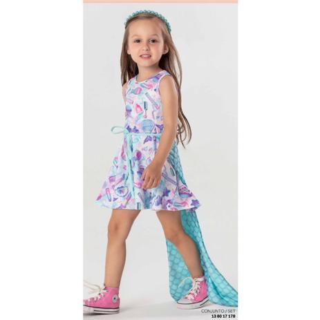 vestido mon sucre sereia